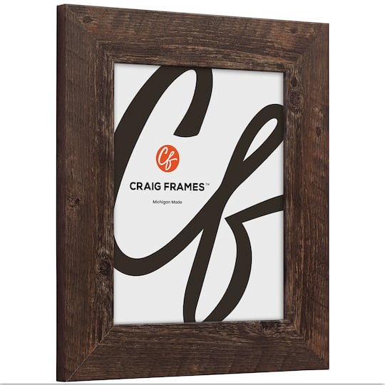 2 Pack Craig Frames American Barn Brown Oak Picture Frame